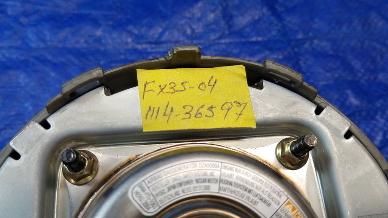 Load image into Gallery viewer, 2003-2005 INFINITI FX35 FX45 LEFT DRIVERS STEERING WHEEL AIRBAG AIR BAG # 36597