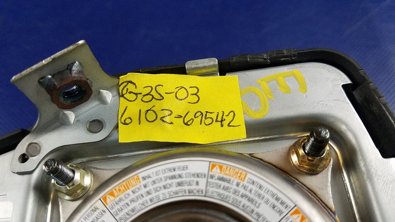 Load image into Gallery viewer, 2003-2004 INFINITI G35 COUPE LEFT DRIVER SIDE STEERING WHEEL AIRBAG AIR BAG # 69542