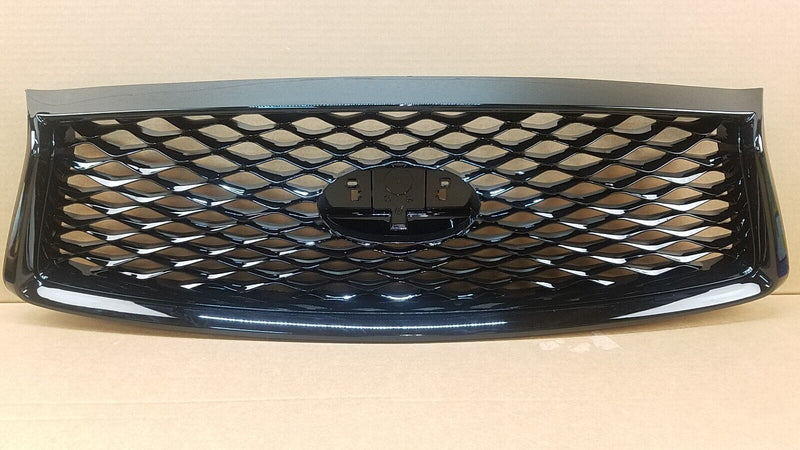Load image into Gallery viewer, FOR 2018 - 2022 INFINITI Q50 FRONT BUMPER UPPER GRILLE W/O EMBLEM BLACK
