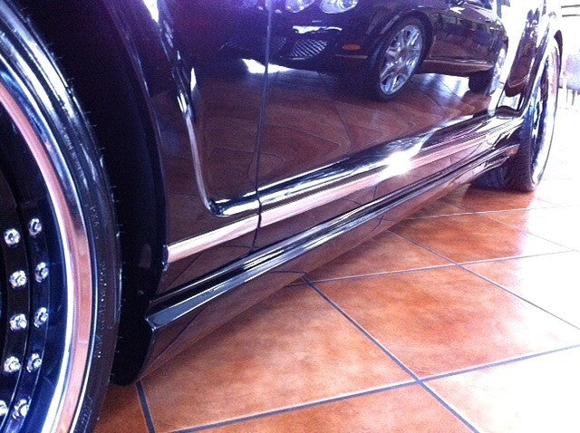 Load image into Gallery viewer, Side Skirt Set Left Right Wald Style For Bentley Continental 2005-2009 USA Made