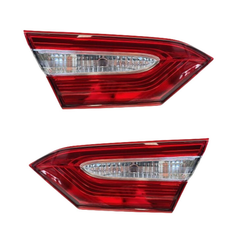 Load image into Gallery viewer, FOR 18-20 TOYOTA CAMRY REAR LEFT & RIGHT SIDE INNER TAIL LIGHT LAMP W/O LED PAIR