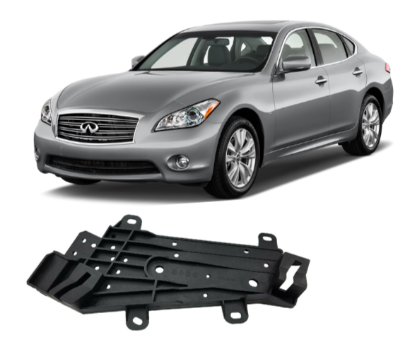 Load image into Gallery viewer, FOR M37 M56 Q70 LEFT DRIVER SIDE RADIATOR SUPPORT EXTENSION HEADLIGHT BRACKET