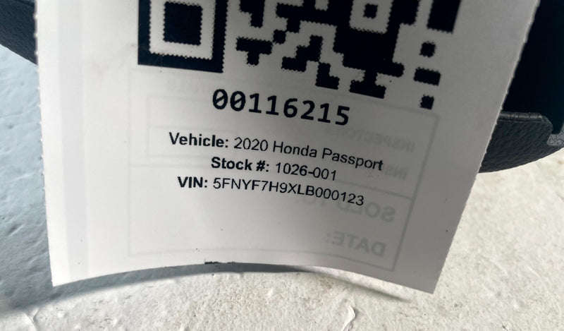 Load image into Gallery viewer, 2019-2025 HONDA PASSPORT FRONT LEFT DRIVER STEERING WHEEL AIRBAG AIR BAG #116215