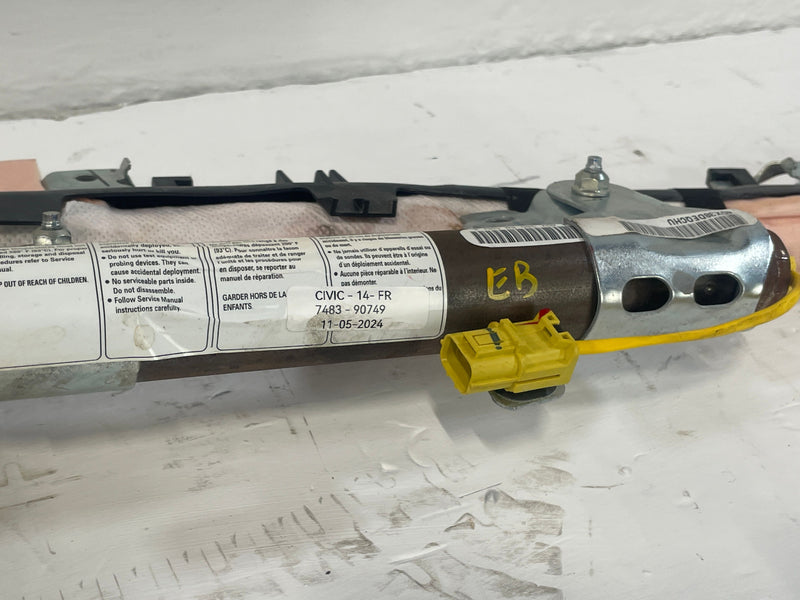 Load image into Gallery viewer, 2013 - 2015 HONDA CIVIC SEDAN RIGHT SIDE ROOF CURTAIN AIRBAG AIR BAG # 90749