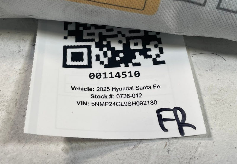 Load image into Gallery viewer, 24-26 HYUNDAI SANTA FE FRONT RIGHT PASSENGER SIDE SEAT AIR BAG AIRBAG # 114510