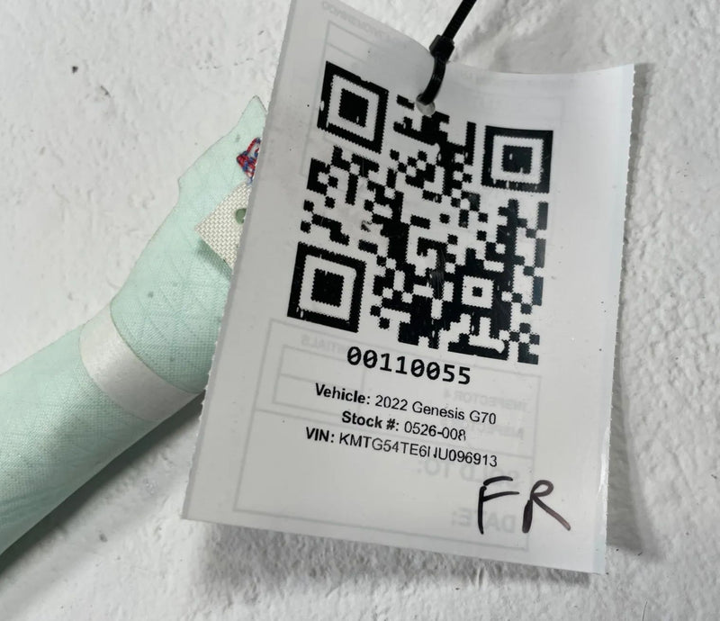 Load image into Gallery viewer, 2019 - 2026 GENESIS G70 FRONT RIGHT SIDE ROOF CURTAIN AIRBAG AIR BAG # 110055