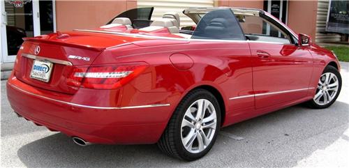 2010-2017 Mercedes E-Class Convertible Euro Style Rear Lip Spoiler