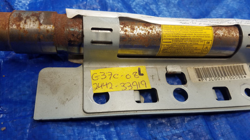 Load image into Gallery viewer, 2008-200 INFINITI G37 COUPE LEFT DRIVER SIDE ROOF CURTAIN AIRBAG AIR BAG # 33919
