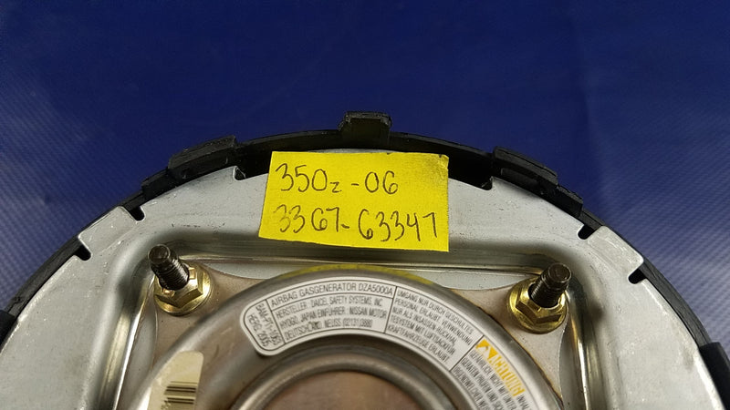 Load image into Gallery viewer, 2006 - 2009 NISSAN 350Z LEFT DRIVER SIDE STEERING WHEEL AIRBAG AIR BAG # 63347
