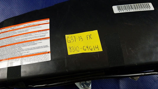 INFINITI G25 G35 G37 SEDAN RIGHT PASSENGER SIDE SEAT AIRBAG AIR BAG