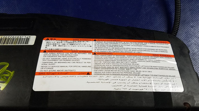 Load image into Gallery viewer, 2007-2010 INFINITI G35 G37 SEDAN LEFT DRIVER SIDE SEAT AIRBAG AIR BAG # 66681
