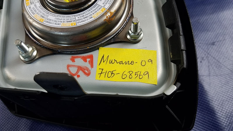 Load image into Gallery viewer, 2009 - 2014 NISSAN MURANO LEFT DRIVER SIDE STEERING WHEEL AIRBAG AIR BAG # 68569
