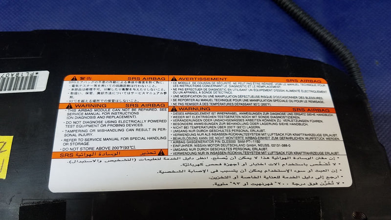 Load image into Gallery viewer, INFINITI EX35 EX37 QX50 FRONT LEFT DRIVER SIDE SEAT AIRBAG AIR BAG # 72791
