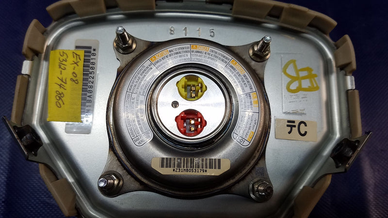 Load image into Gallery viewer, 2007-2015 INFINITI EX35 LEFT DRIVER SIDE STEERING WHEEL AIRBAG AIR BAG # 74860
