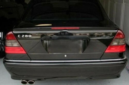 Load image into Gallery viewer, 1994-2000 Mercedes C-Class Sedan Schaetz Style Rear Lip Spoiler W/ Brake Light
