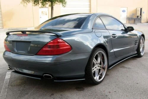 2002-2011 Mercedes SL Euro Style 3pc Rear Bumper Skirt
