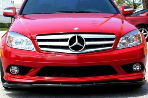 Load image into Gallery viewer, 2008-2014 Mercedes C-Class Sedan Euro Style Front Lip Spoiler
