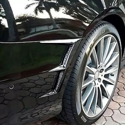 2013-2020 Mercedes S-Class Linea Tesoro Style Rear Bumper Side Vents Trim Set