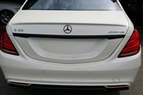 Load image into Gallery viewer, 2013-2020 Mercedes S-Class Factory Style Rear Trunk Lip Spoiler
