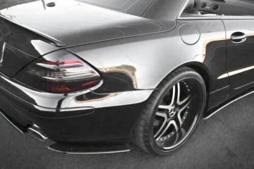 2002-2011 Mercedes SL Euro Style 3pc Rear Bumper Skirt
