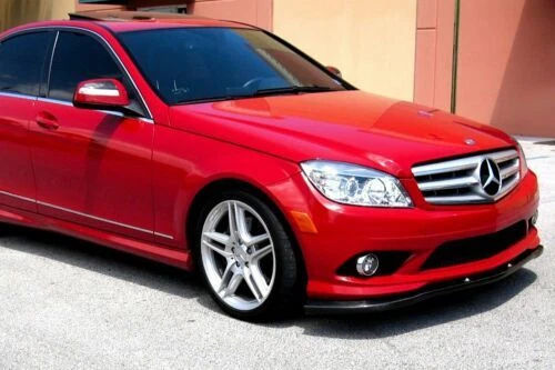 Load image into Gallery viewer, 2008-2014 Mercedes C-Class Sedan Euro Style Front Lip Spoiler
