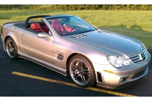 2002-2011 Mercedes SL Euro Style Side Skirts
