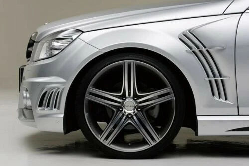 Load image into Gallery viewer, 2008-2014 Mercedes C-Class Sedan Euro Style Front Vented Fender Set
