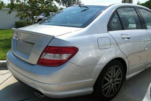 Load image into Gallery viewer, 2008-2012 Mercedes C-Class Sedan Euro Style Rear Lip Spoiler

