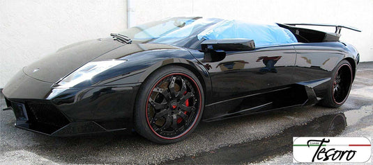 Front Bumper Cover W/ Aluminium Grills LT-v2 Style Lamborghini Murcielago 01-10