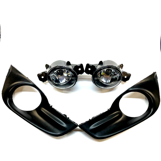 ⭐⭐ FOR 13-15 NISSAN ALTIMA FOG LIGHT LAMP BEZEL & FOG LIGHT LAMP ASSEMBLY PAIR⭐⭐