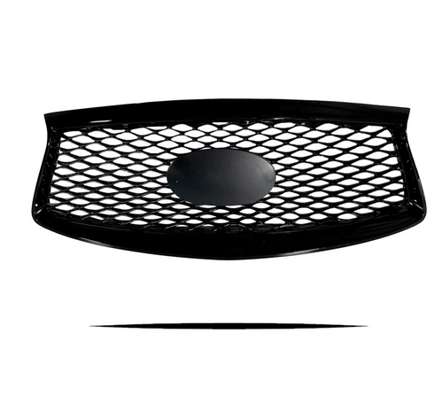 Front Upper Grille W/ Camera Option W/O Emblem Black Infiniti Qx60 For 16-20