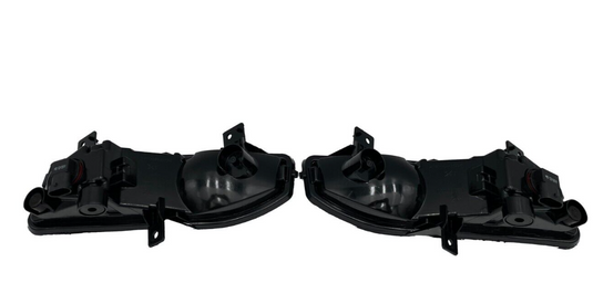 FOR 20-22 VERSA BUMPER LEFT & RIGHT FOG LIGHT LAMP CHROME W/BEZEL + HARNESS PAIR