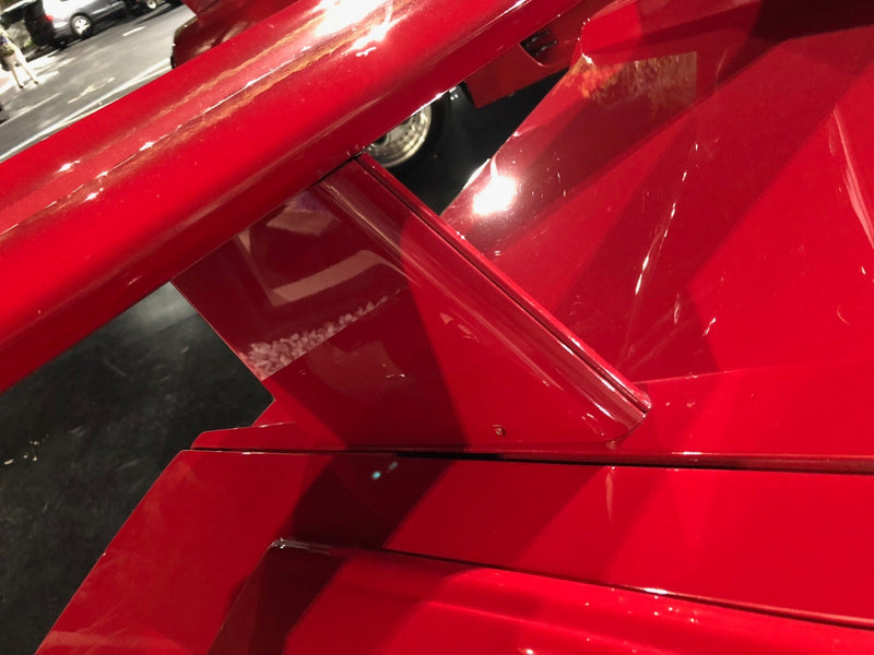 Load image into Gallery viewer, Lamborghini Countach Med Rear Wing Complete 9pc FRP Composite No Rust Made USA
