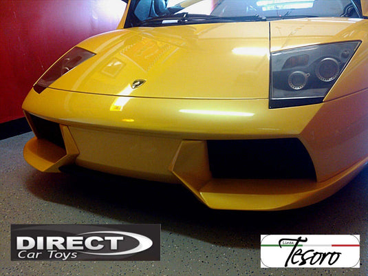 Front Bumper 2pc Spoiler Tesoro Style For Lamborghini Murcielago 2001-2006