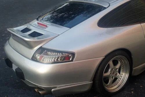 Rear Wing Ducktail Lid W/ Light Classis Style For Porsche 996 Coupe 1999-2004