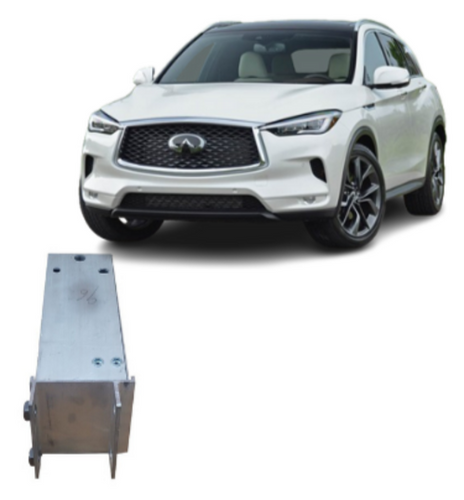 FOR 19-21 INFINITI QX50 FRONT RIGHT SIDE BUMPER EXTENSION IMPACT BAR