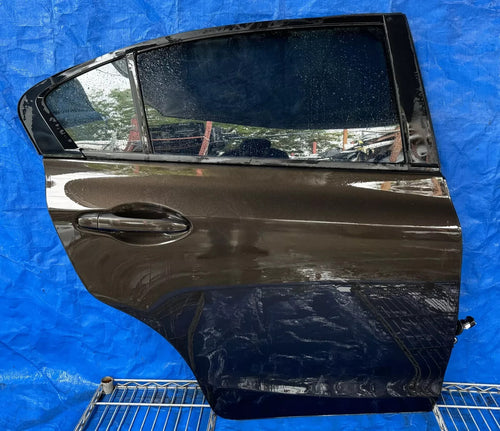 HONDA CIVIC SEDAN REAR RIGHT DOOR ASSEMBLY CHARCOAL YR600M 12-15 