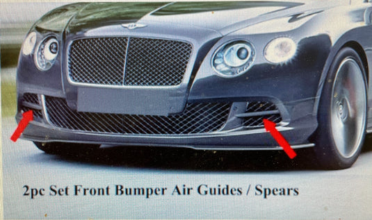 Front Bumper Grille Air Guide For Bentley Continental GTC Convertible 2012-2017