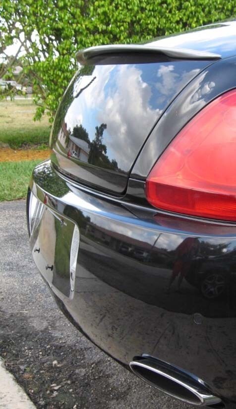 Medium Rear Lip Spoiler Sport Line For Bentley Continental GT 2010-2011