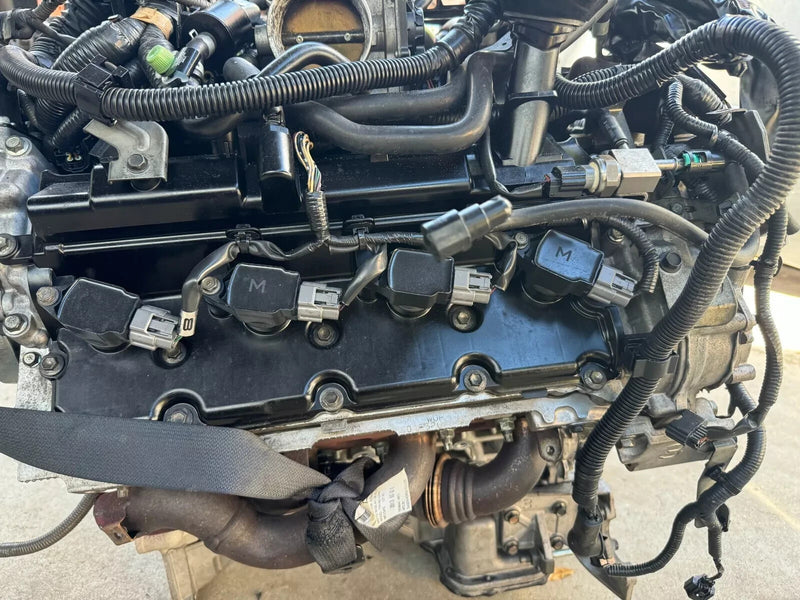 Load image into Gallery viewer, INFINITI M56 Q70 Q70L RWD ENGINE ASSEMBLY AUTO 136K MILES 5.6L 11-19 # NB1-ES347
