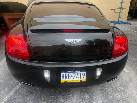 Trunk Lip Spoiler W/ Light Luxe-GT Style For Bentley Continental GT Coupe 05-11