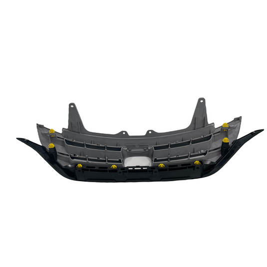 ⭐⭐ FOR 2012 - 2014 HONDA CR-V FRONT BUMPER UPPER GRILLE W/ CHROME TRIM ⭐⭐
