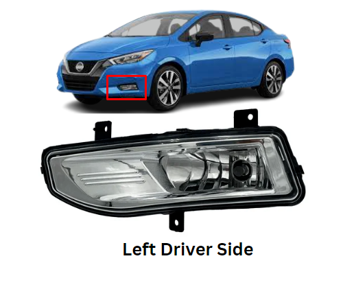 FOR 17 - 23 NISSAN VERSA SENTRA ROGUE SPORT LEAF LEFT DRIVER SIDE FOG LIGHT LAMP