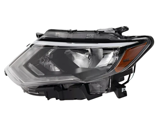 Left Driver Side Halogen Headlight Headlamp For Nissan Rogue 2017 - 2018