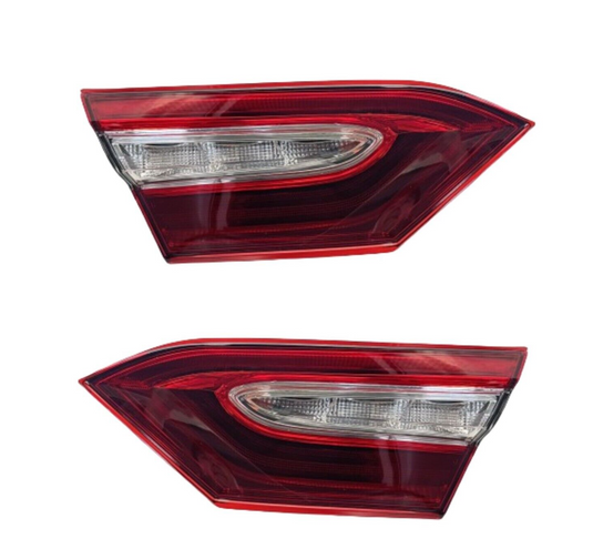 FOR 18-20 TOYOTA CAMRY REAR RIGHT & LEFT SIDE LED INNER TAIL LIGHT LAMP PAIR