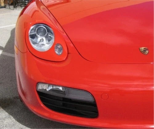 Headlight Covers W/ 2 Holes Pair TA Style For Porsche 987 Boxster 2005-2008