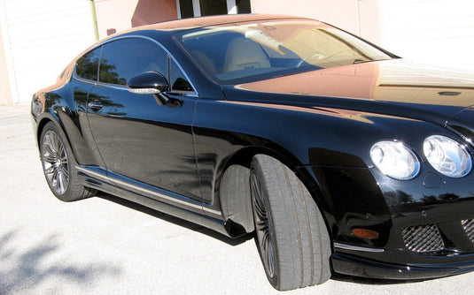 Side Skirts SportLine Style For Bentley Convertible Speed Models Only 2010-2011