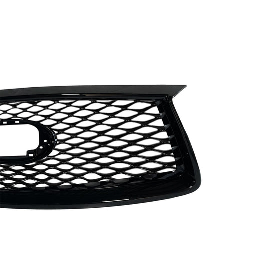 Bumper Upper Grille Gloss Black W/O Emblem Front  For Infiniti QX50 2019-2020