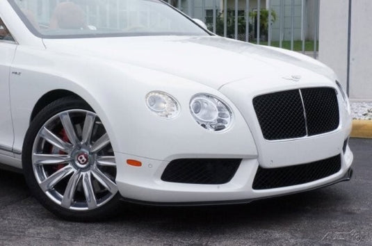 Front Bumper Lip Spoiler OE Style For Bentley Continental Convertible 2012-2017