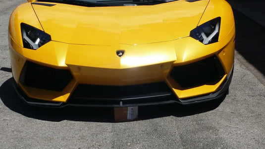 Front Bumper Lower Lip Spoiler Tuner Style For Lamborghini Aventador 2012-2017
